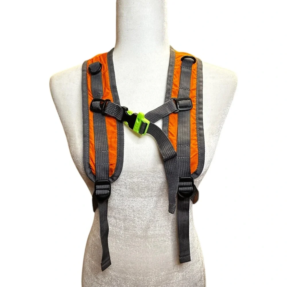 Olar Hike Orange & Gray Backpack, Durable Fabric, Padded Straps perfect 4 hiking